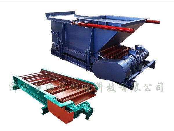 鏈板式給料機(jī)包括電控系統(tǒng)，電控系統(tǒng)包括就地控制系統(tǒng)和/或遠(yuǎn)程控制系統(tǒng)